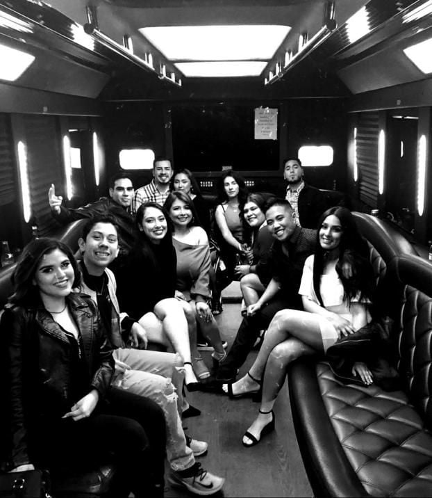 A happy customer of Eagle Limousine & Party Bus